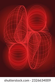 Premium Minimal Geometric Vector Poster Design with Lines and Gradient Colorful Circles. Collection of Abstract Backgrounds for Covers, Flyers, Templates, Booklets, Cards, Brochures, Branding, etc.