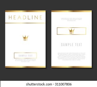 Premium Minimalism Design Vector Template Layout For Magazine Brochure Flyer Booklet Cover Annual Report
