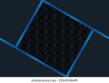 Premium-Banner auf dunklem, abstraktem Hintergrund