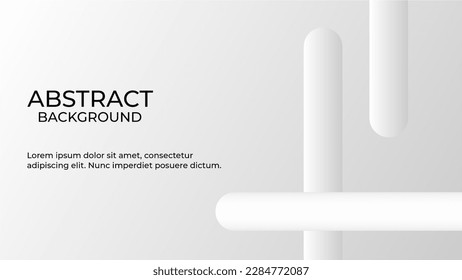 premium modern white gray abstract liquid shape background
