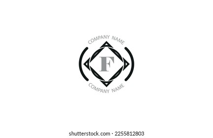 Premium monogram with initial F. Universal symbol icon vector design. Luxury jewelry logo. Luxury logo for jewelry, company, hotel or fashion brand