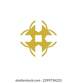 Logotipo de monograma Premium Logotipo de línea de lujo Símbolo universal diseño vectorial