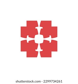 Premium-Monogramm-Logo Luxus-Linie Logo Universal Symbol Vektordesign