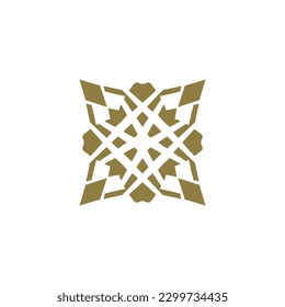 Premium monogram logo Luxury line logotype Universal symbol icon vector design