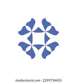 Premium monogram logo Luxury line logotype Universal symbol icon vector design