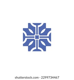 Logotipo de monograma Premium Logotipo de línea de lujo Símbolo universal diseño vectorial