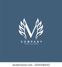 Diseño de logotipo de letra inicial M monograma premium con logotipo tipo abc floral y hoja de lujo. Icono M, ilustración de la naturaleza vintage moderna. adecuado para logotipos de belleza, negocios, empresa, marca, boutique 