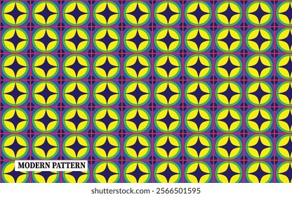 Premium Moroccan  Tiles Desin with vector on Black and Purple color Background.