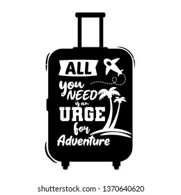 Premium motivational quote about adventure. Premium motivational quote. Typography quote. Vector quote with white background