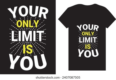 Premium motivational t shirt design