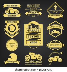 Premium Motorcycle Vintage Label