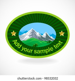 Premium - Mountain Label