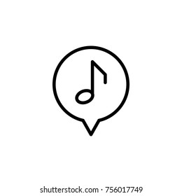 Premium notification icon or logo in line style. High quality sign and symbol on a white background. Vector outline pictogram for infographic, web design and app development.