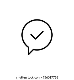 Premium notification icon or logo in line style. High quality sign and symbol on a white background. Vector outline pictogram for infographic, web design and app development.
