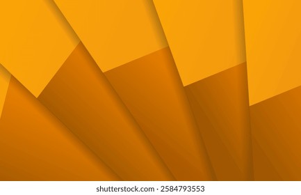 Premium orange color abstract background with dynamic shadows on slash background. Vector background. trendy