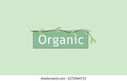 
Premium organic tag label element design for use.