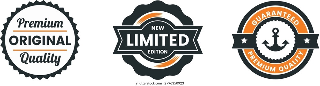 Premium original quality whiskey labels with limited edition and guaranty seals