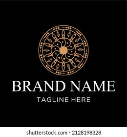 Premium Ornament Mandala Logo, Luxury, Nature, Elegant. Mandala Logo Vector.