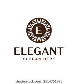 Premium Ornamental Logo Template for Upscale Enterprises