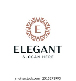 Premium Ornamental Logo Template for Upscale Enterprises