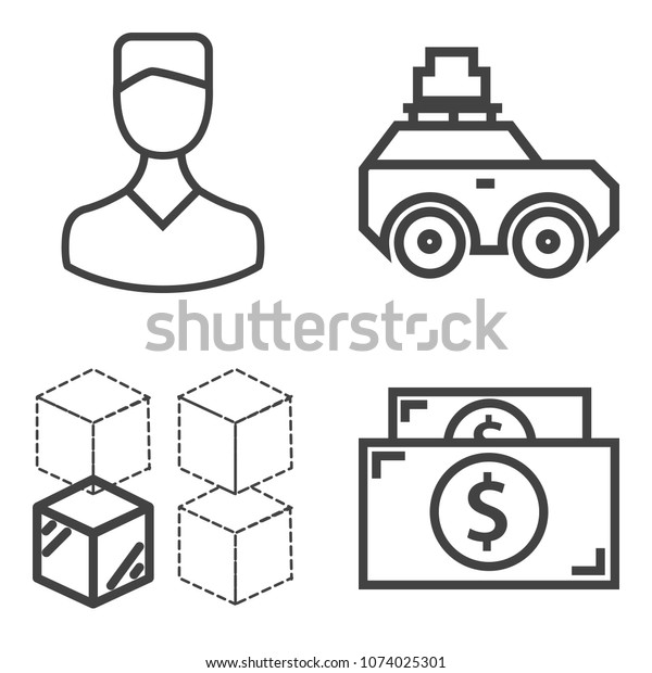 Premium outline set containing adult, luggage, home,\
family, social, package, currency, head, person, summer, box icons.\
Simple, modern flat vector illustration for mobile app, website or\
desktop app
