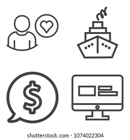Premium outline set containing , circle, frame, navigation, widget, page, search, gui, social, business, online icons. Simple, modern flat vector illustration for mobile app, website or desktop app
