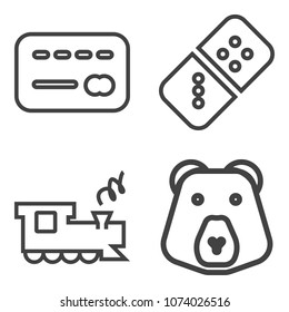 Premium outline set containing plastic, effect, speed, grizzly, risk, white, row, bank, concept, transportation icons. Simple, modern flat vector illustration for mobile app, website or desktop app