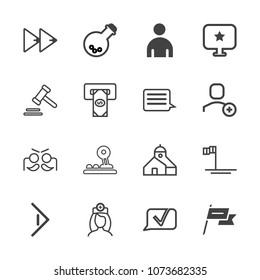 Premium outline set of icons containing nurse, care, baja, web, ocean, celebration, healthcare, boy, chat, building, man. Simple, modern flat vector illustration for mobile app, website or desktop app