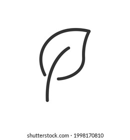 Premium pack of leaves line icons. Stroke pictograms or objects perfect for web, apps and UI. Set of 20 leaves outline signs. 