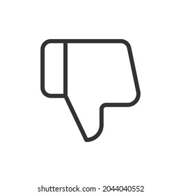 Icono de línea de palmas premium para aplicación, web y interfaz de usuario. Signo de trazo vectorial aislado en un fondo blanco. Icono de contorno de la palma en estilo moderno.
