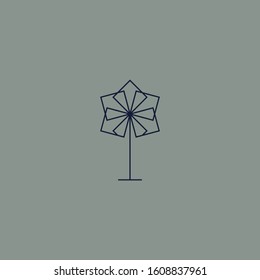 Premium palm logo design. abstract icon palm vector illustration
