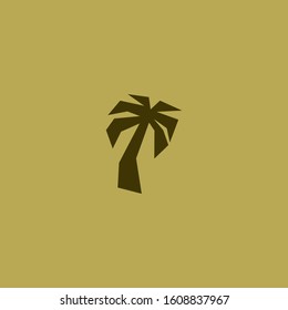 Premium palm logo design. abstract icon palm vector illustration