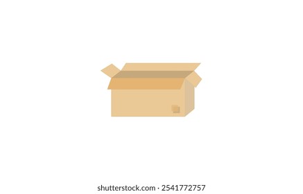 Premium parcel carton box icon vector design for use.