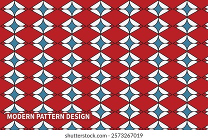 Premium Pattern Design with Red and White Colour.Wallpaper and Background