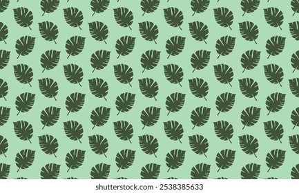 Premium Patterns | Leaf motif pattern vector illustration design.