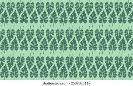 Premium Patterns | Leaf motif pattern vector illustration design.