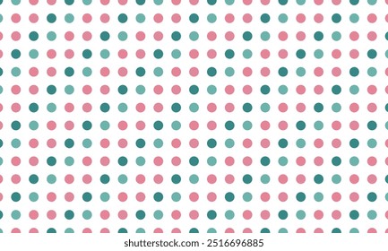 Premium Patterns | Vector illustration of colorful polka dot pattern design.