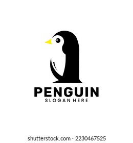 Premium Penguin Logo Design Vector 