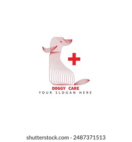  Premium pet care logo vector icon illustration