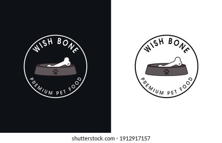 Premium Pet Food Logo Design Template