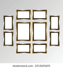 Marco de la foto de Premium para el diseño y la decoración interiores de la pared
