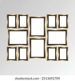 Marco de la foto de Premium para el diseño y la decoración interiores de la pared
