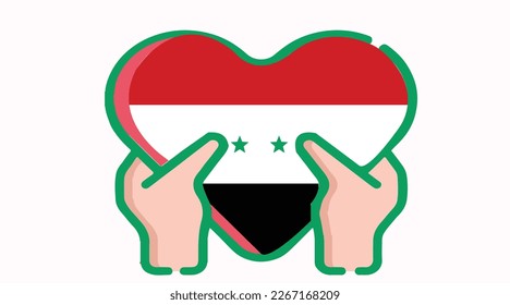 Premium Photo | Syria flag on distressed grunge white stroke brush background
