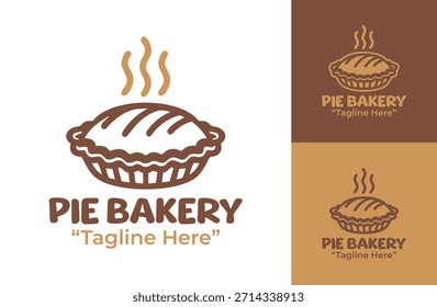 Un logotipo de pastelería premium diseñado para tiendas de postres de lujo y una marca refinada.