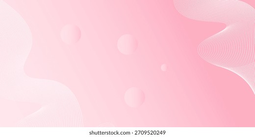 Premium rosafarbener Luxus-Hintergrund. Abstrakte Welle dynamische Tapete mit goldenen Linien. Abstrakt