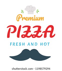 
Premium pizza creative icon 
