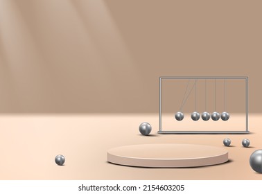 pendolo della culla di newton su sfondo bianco 3591769 Arte vettoriale a  Vecteezy