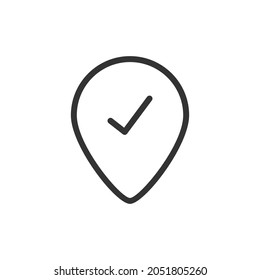 Premium pointer line icon for app, web and UI. Vector stroke sign isolated on a white background. Outline icon of pointer in trendy style.