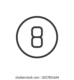 Premium pool line icon for app, web and UI. Vector stroke sign isolated on a white background. Outline icon of pool in trendy style.
