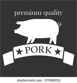 premium pork label